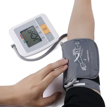 

tonometer Health Care TonometerDigital LCD Screen Automatic Upper Arm Blood Pressure Monitor manometer Fully Heart Beat Meter