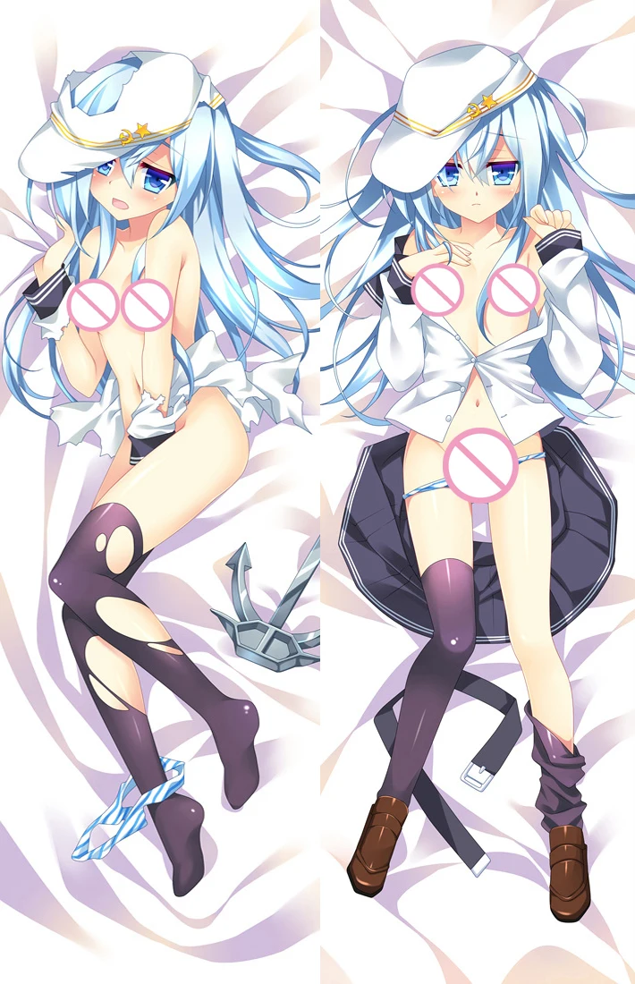 

Japanese Anime Kantai Collection KanColle sexy girl Hibiki otaku Dakimakura body throw pillow cover case Hugging Body pillowcase