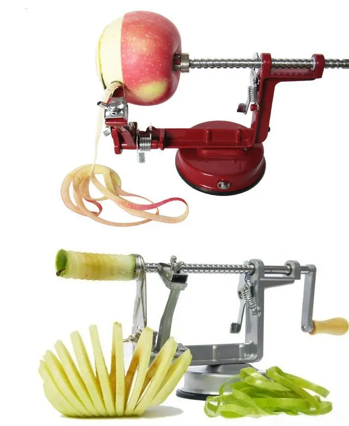 3 in 1 Apple Slinky Machine Peeler Corer Potato Fruit Cutter Slicer