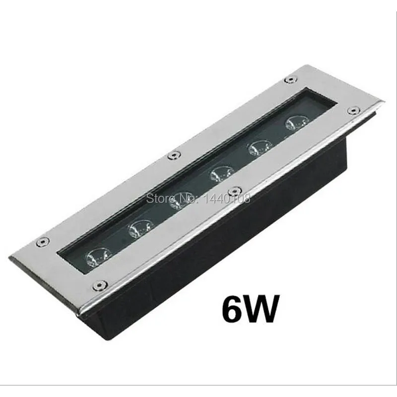 3 шт./лот новинка 6 Вт Rgb светодиодная подземная лампа AC85 265V напольный точечный