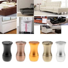 4Pcs Aluminum Furniture Plinth Sofa Leg Anti-damp Feet for Couch Cabinet Bed Kitchen Cupboard 8cm