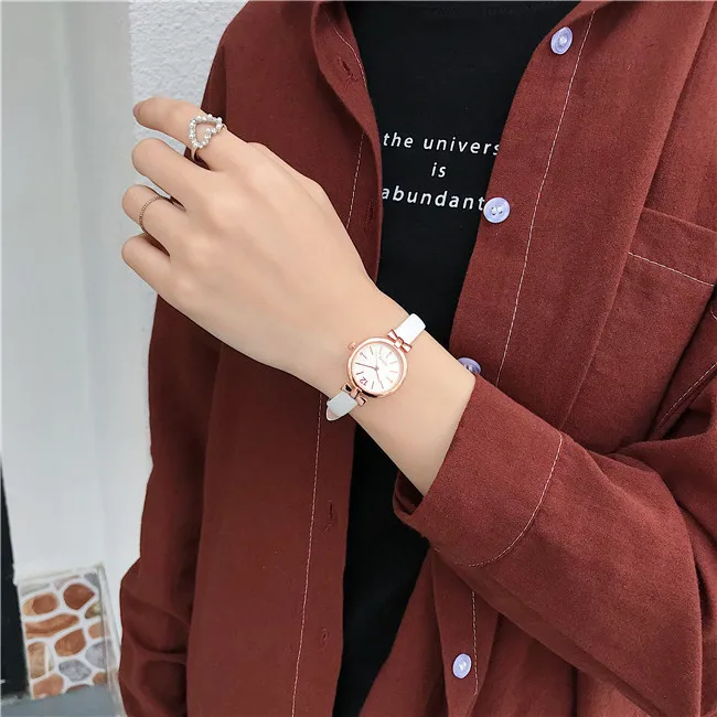 Elegant Ladies Dress Wristwatches Small Women Fashion Watches Luxury Casual Bow-Knot Case Female Quartz Leather Clock