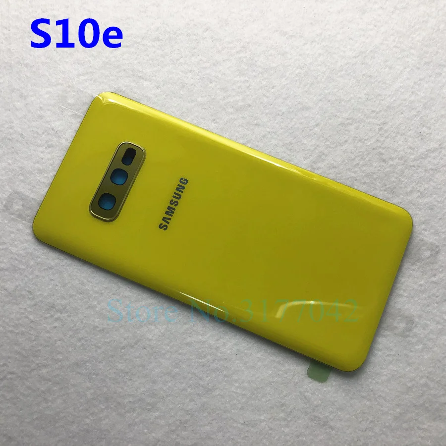 Samsung задняя Батарея Крышка для samsung Galaxy S10 плюс S10 S10e S10+ G9750 SM-G975F G9730 SM-G973F G970F сзади Стекло чехол