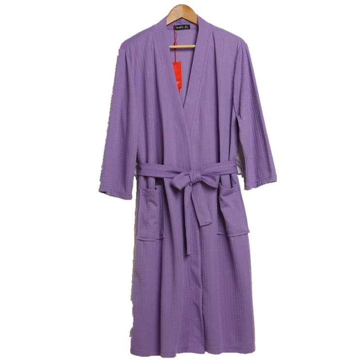 Китайский для мужчин Spa халат домашнее платье одноцветное кимоно пижамы хлопок ночная рубашка халат Oversize M, XL, XXXL