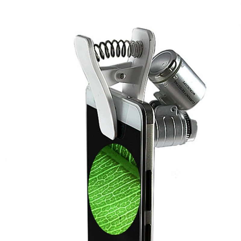 Universal 60X Optical Zoom Clip Telescope Camera Microscope Lens for