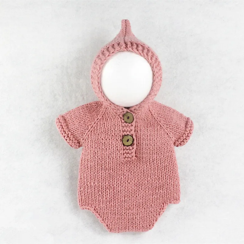 Baby Boy Photography Props Baby Costumes Photo Accessories Baby Girl Knit Clothes Infant Photo Accessory Crochet Baby Gifts 3-6M