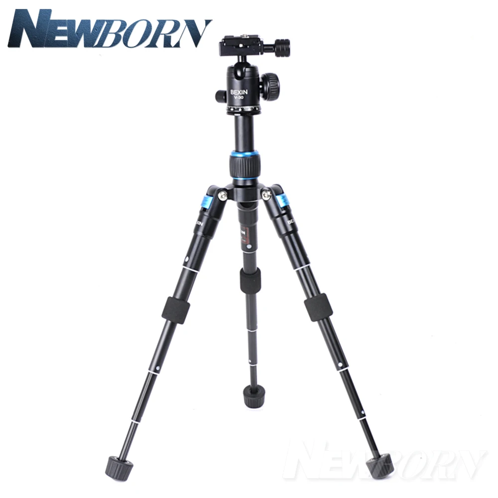 Portable Lightweight Aluminum Camera Tripod Compact Flexible Foldable Desktop Mini Tripod with Ball Head For Sony Nikon Canon