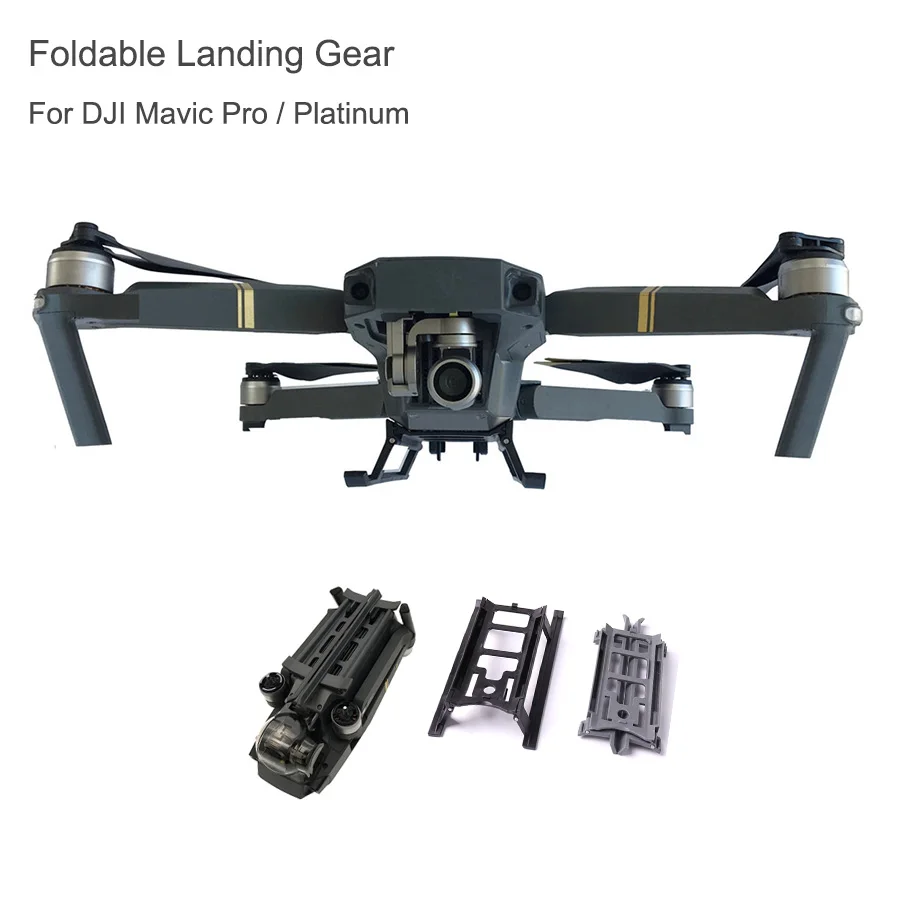 

Foldable Landing Gear for DJI Mavic Pro / Platinum Extended Folding sled Heightened Protector Landing Bracket Drone Accessories