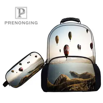 

Custom 17inch hot-air- Backpacks Pen Bags 3D Printing School Women Men Travel Bags Boys Girls Book Computers Bag#1031-8-Hot