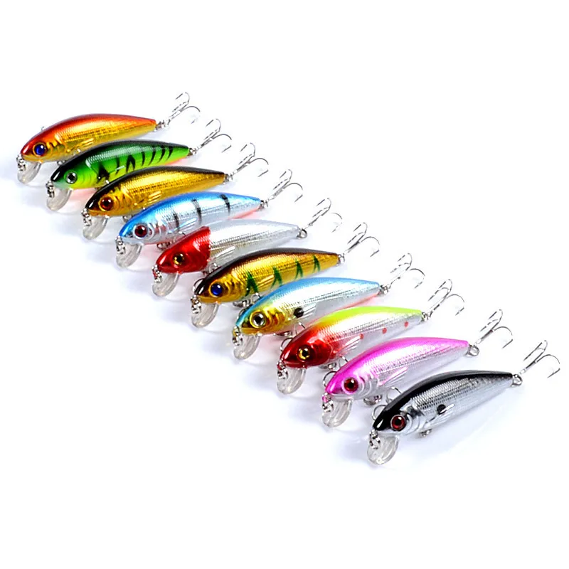 

sabiki submerged bait feather hook Minnow 7.2cm/8.7gspinner blades jigs Bionic Floating type fishing accessories soft plastic