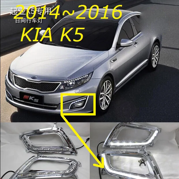 СВЕТОДИОД 2014 ~ 2016 KlA K5 дневной свет противотуманный фара soul spectora k5 sorento kx5 Sportage R K 3 Rio
