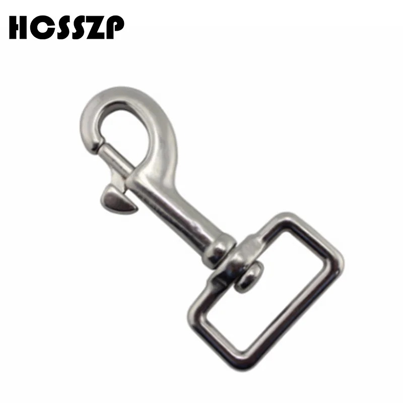 

HCSSZP 5 Pieces 316 Stainless Steel Swivel Lobster Clasps Dog collar Clips buckles leash bag Snap Hook Buckle metal Accessories