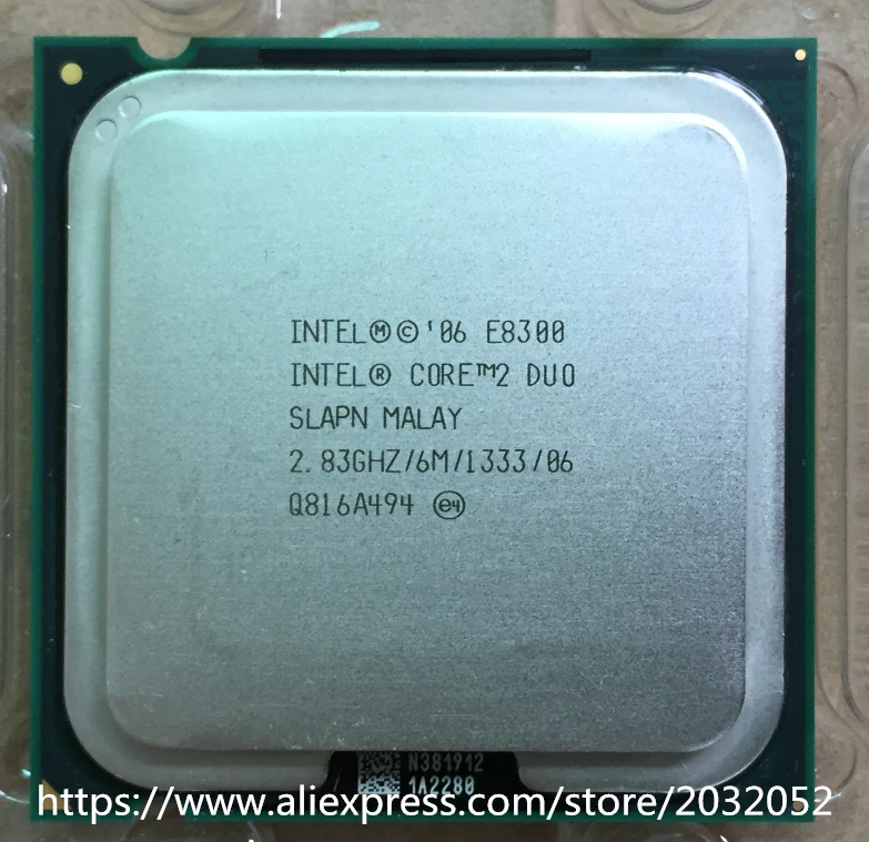 

Original Intel Core 2 Duo E8300 CPU Processor (2.8Ghz/ 6M /1333GHz) Socket 775 (working 100% Free Shipping)