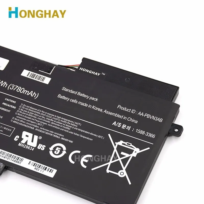 Аккумулятор HONGHAY для ноутбука SAMSUNG NP370R4E NP370R5E np450r5e Np470 Np510 с на 1 5 |laptop battery for samsung|laptop