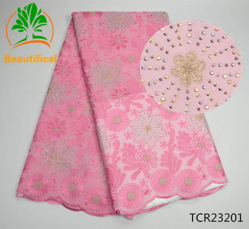 Beautifical гипюровая кружевная ткань Африканский гипюровый шнур кружева нигерийские кружевные ткани новейший дизайн 5 ярдов/шт для женского платья JYG166