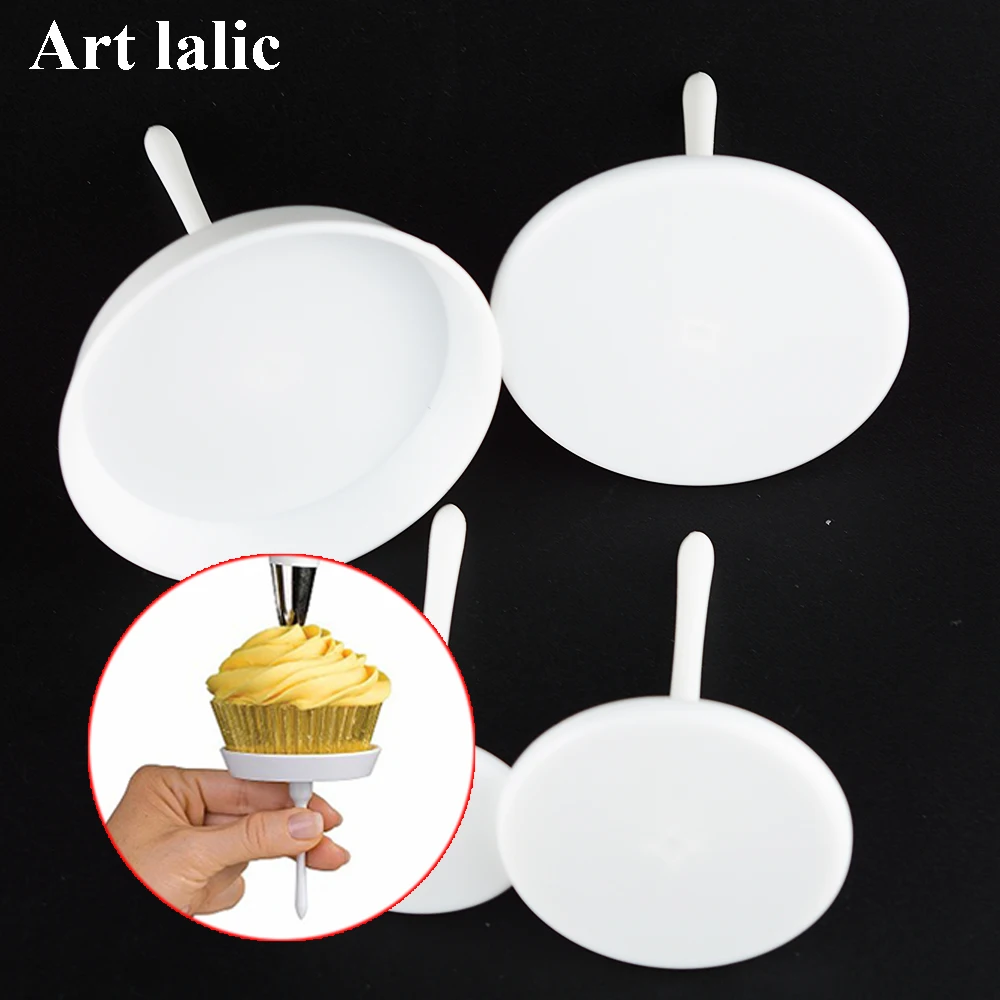 

1 Set/4PCS Sugarcraft Cupcake Cake Stand Icing Cream Flower Decorating Nail Set Tool TT1193