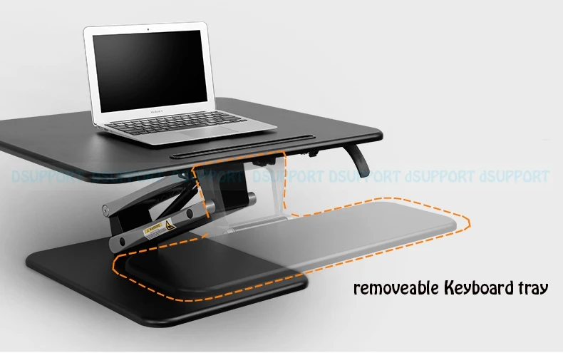 Loctek M3M Регулируемая по высоте сидячая стойка стол стояк складной ноутбук стол ноутбук/стойка-держатель для монитора с клавиатурой лоток