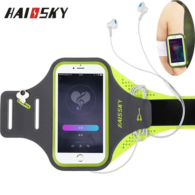 

Waterproof Sports Armband Phone Case On Hand Running Gym Belt for iPhone X XR for Huawei Universal Arm Band Outdoor Bag Pouch