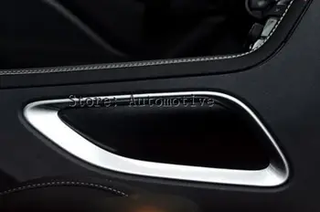 

For Jaguar F-Pace F pace 2016 2017 ABS Chrome Interior Shift Box Side Cover Frame Trim Car Accessories Styling New Arriavls