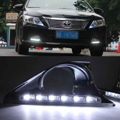 

White LED Daytime Day Fog DRL Light Run lamp For TOYOTA CAMRY AURION 2012 2013 2014
