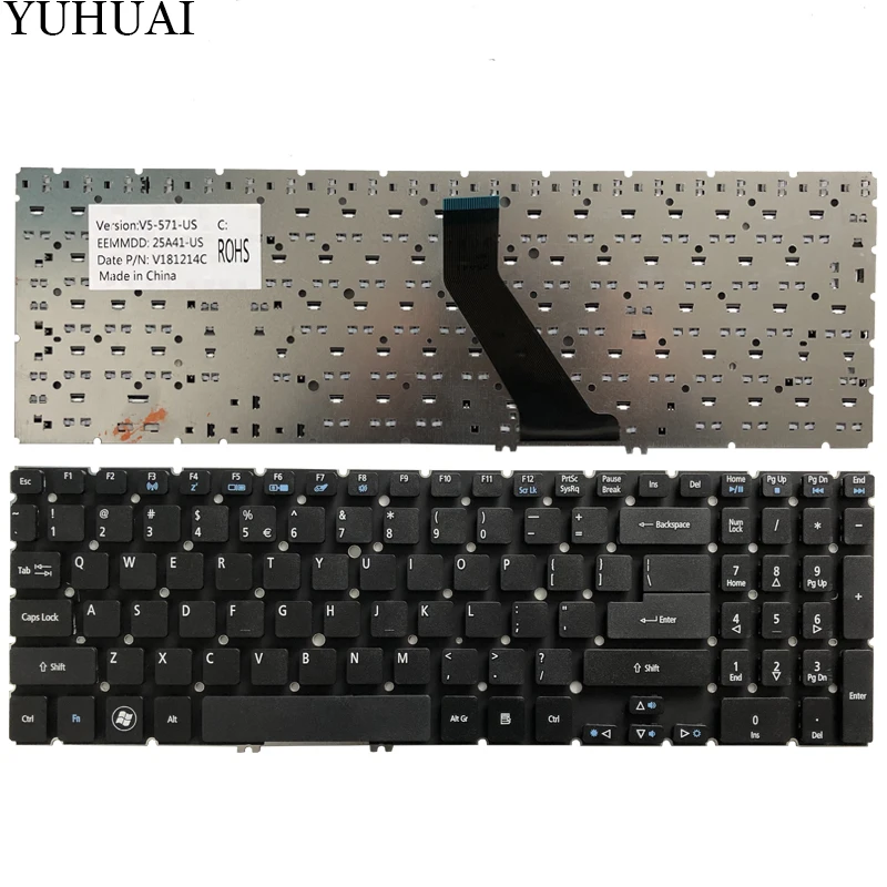 US Keyboard For Acer Aspire V5 V5 531 V5 531G V5 551 V5 551G V5 571 V5 ...