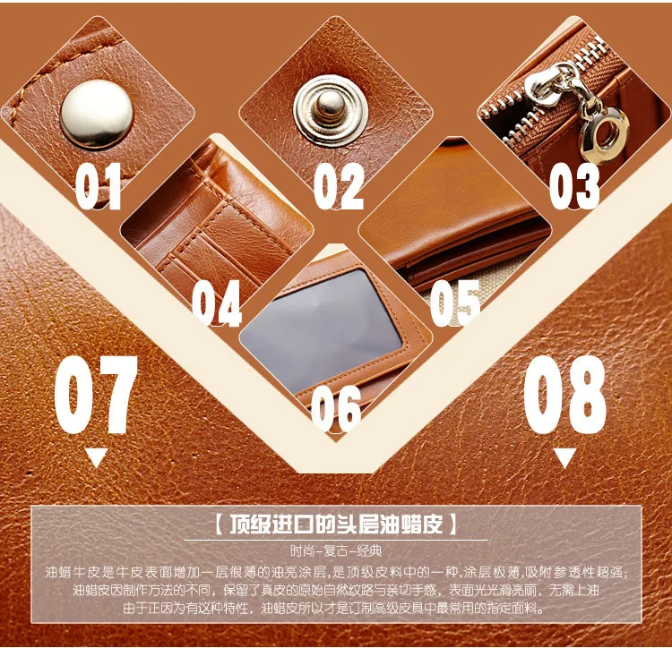 Lomelobo/Винтажный женский компактный кожаный бумажник из воловьей кожи, кошельки с застежкой, сумки для кредитных карт, кошельки для монет, HDPL-189H