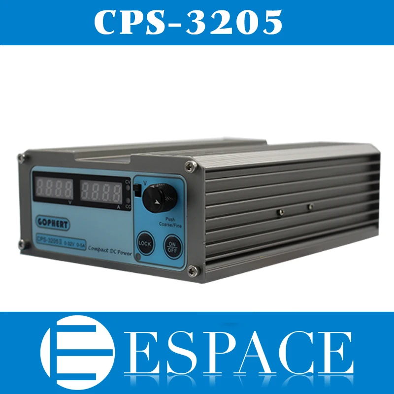 

5pcs/lot CPS-3205 160W (110Vac/ 220Vac) 0-32V/0-5A,Compact Digital Adjustable DC Power Supply CPS3205 free DHL
