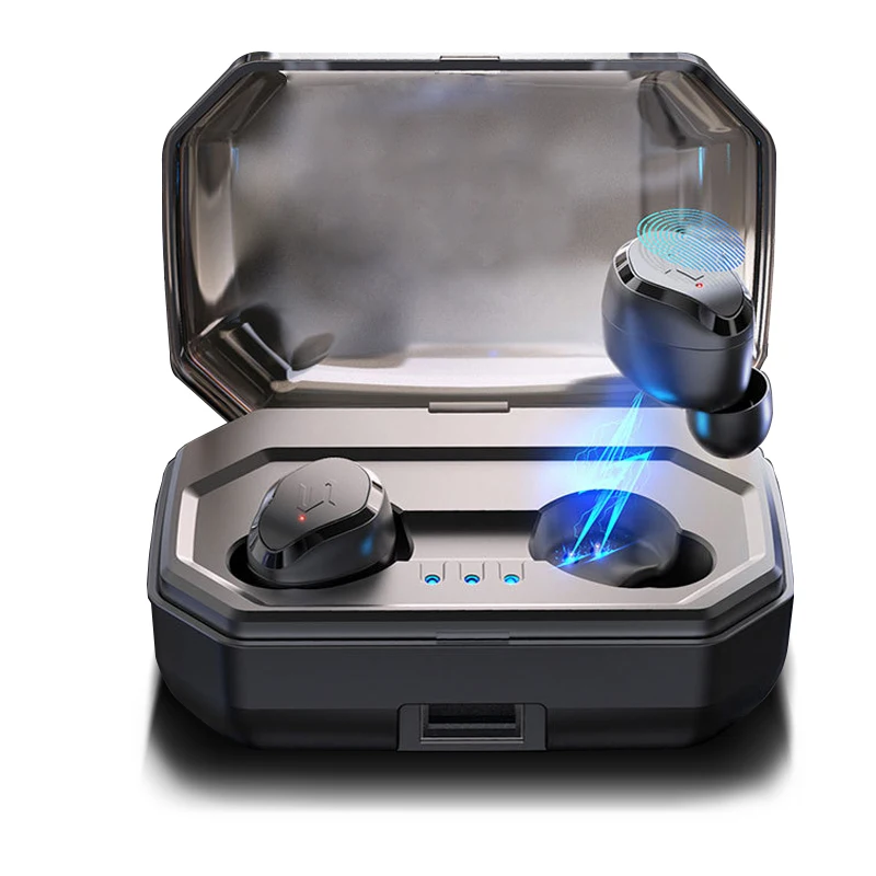 

Bluetooth 5.0 Wireless Bluetooth Earphone Touch Contorl Headphone Stereo Earbud With 3000mAh Battery Case For All Smart Phone