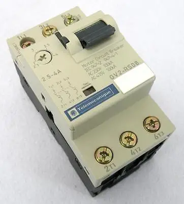 

DHL/EMS 5 LOTS New Schnei-der GV2-RS08 GV2RS08 Breaker -E1