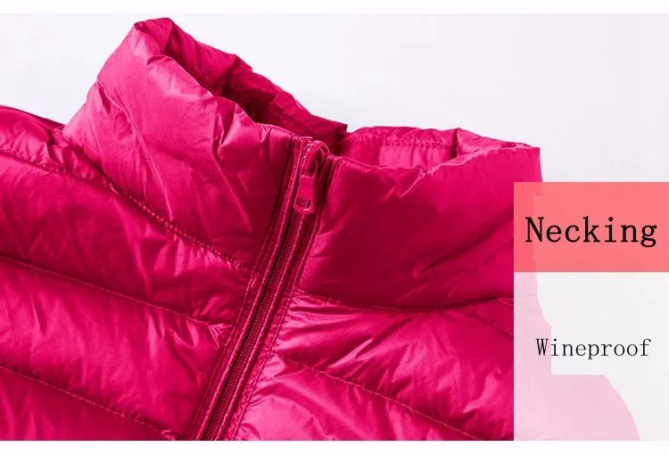NewBang Brand Women Sleeveless Womens Ultra Light Down Vests Slim Jacket Girl Gilet Plus Lightweight Windproof Warm Waistcoat