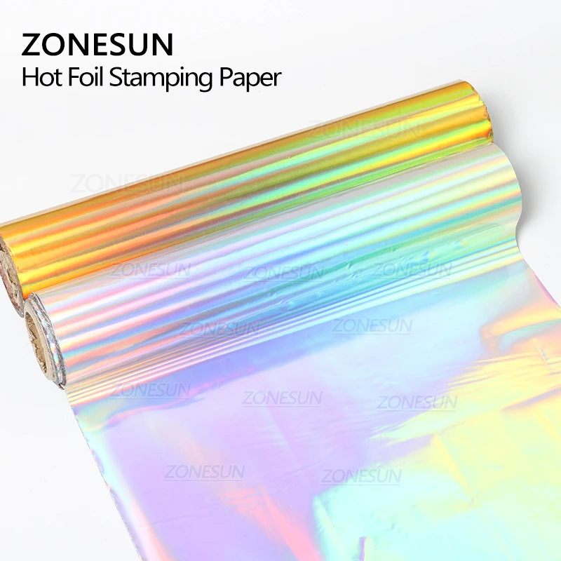 ZONESUN 3 см рулоны ПВХ фольги бумага горячего тиснения фольги теплопередачи анодированная позолоченная бумага