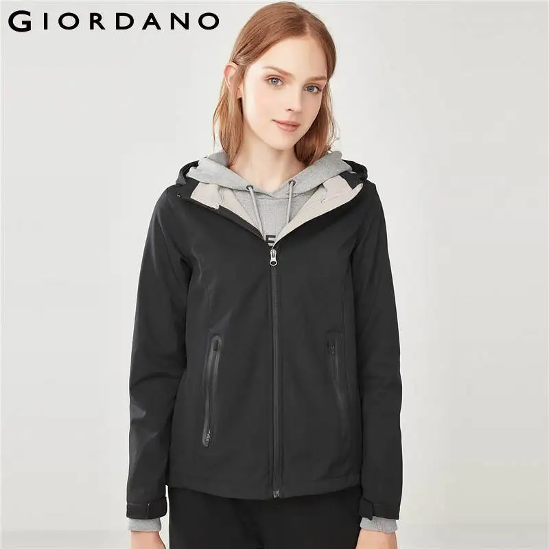 Giordano Women Jacket Women Polar Fleece Warm Detachable