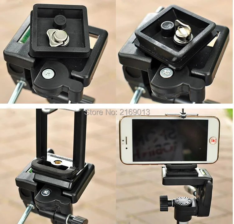 Портативная камера DV штатив Стенд Weifeng WT-330A+ Телефон Клип Комплект для видеокамеры бинокль