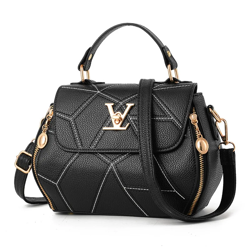 2019 جديد أزياء المرأة V خطابات مصمم حقائب اليد الفاخرة جودة سيدة الكتف Crossbody أكياس الساخن حقيبة ساعي