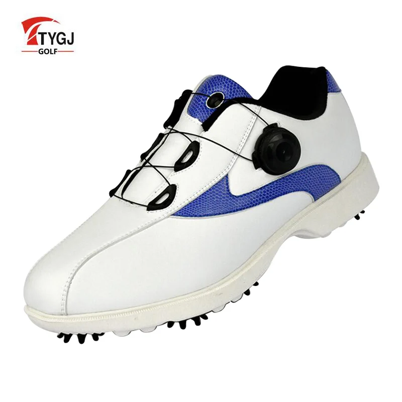 TTYGJGolfShoesMenWaterproofAutomaticKnobLacesystemMensShoes