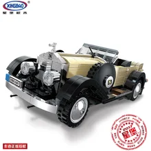 XingBao блоки 810 шт. техника модель автомобиля Rolls-Royce набор Noble Juguetes детские забавные Строительные кирпичи игрушки детские подарки 03007