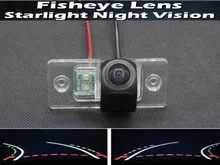 1080P Fisheye Trajectory Tracks Car Rear view Camera for Passat Tiguan Polo Sedan Santana Golf V Volkswagen Skoda Fabia Camera