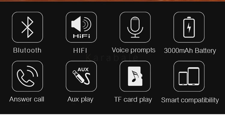 Karabale 12 Вт Hifi Bluetooth динамик s беспроводной стерео сабвуфер Altavoz деревянный домашний аудио Настольный динамик Громкая связь TF caixa de som