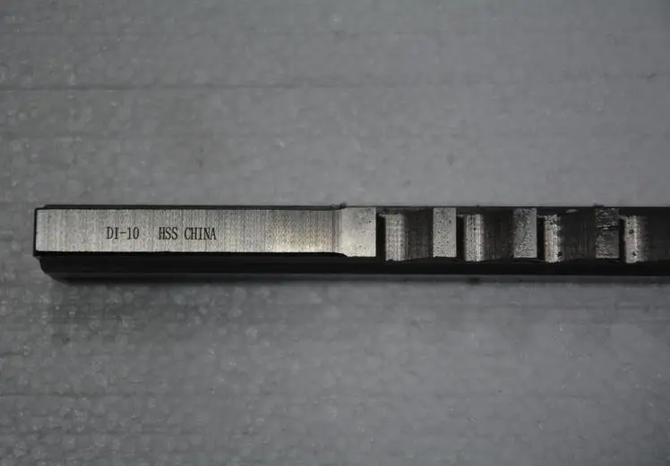 

10mm D1 Push-Type Keyway Broache Metric Size HSS Keyway Cutting Tool for CNC Router Metalworking