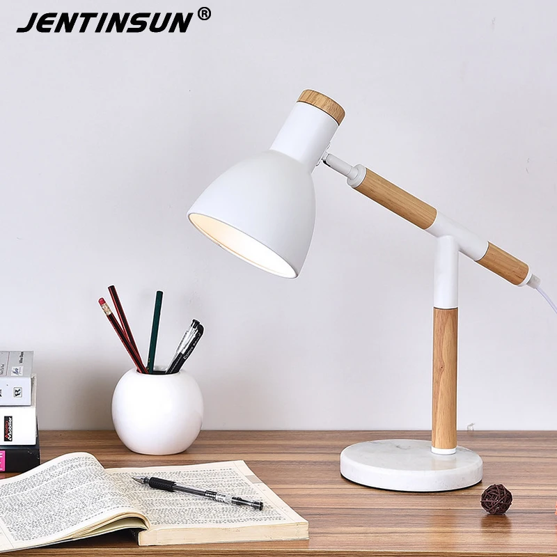 European Design Modern Table Lamp Wood Metal Desk Lamps Marble Base European Design Modern Table Lamp Wood Metal Desk Lamps Marble Base Light Luxury Led Reading Lights For Office Beside Study In From