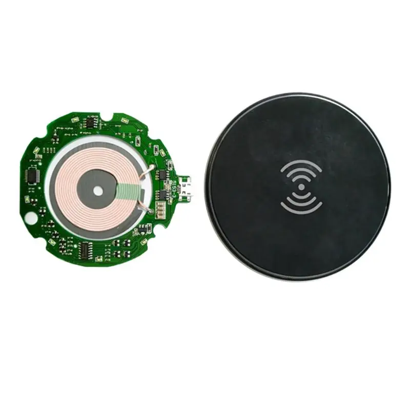 

10W Qi Standard Fast Wireless Charger PCBA Circuit Board Transmitter Module with Coil DIY for Smart Cellphones Accessories