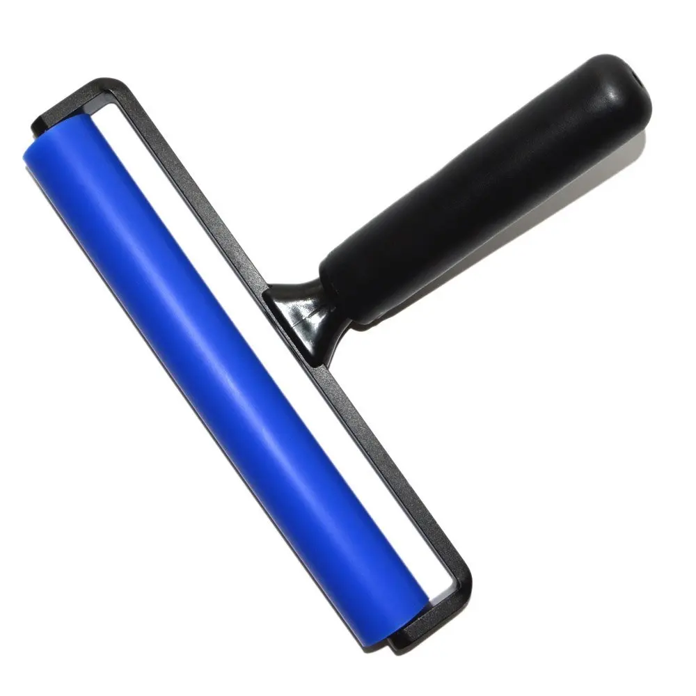 

EHDIS 8inch Vinyl Film Car Wrap Blue Roller Squeegee Anti-static Dust Remover Scraper Car Cleaning Accessories Window Tints Tool