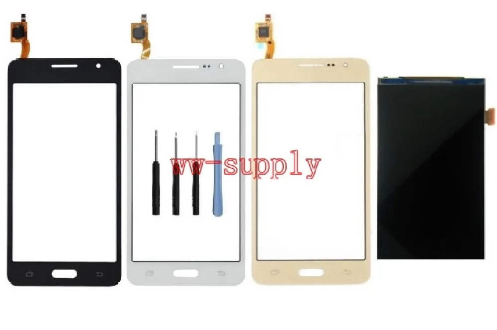 

For Samsung Galaxy Grand Prime G530H G530H/DS G530F LCD Display Screen + Touch Screen Digitizer Sensor + Adhesive + Kits