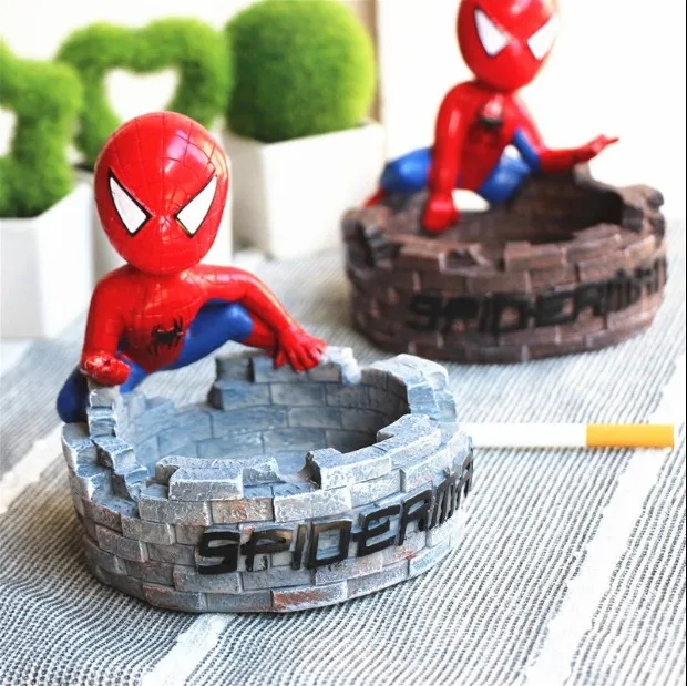 New Creative Personality Multi-function Ashtray Household Smoking Cigarettes European Fashion Cute Cartoon Resin Ashtray