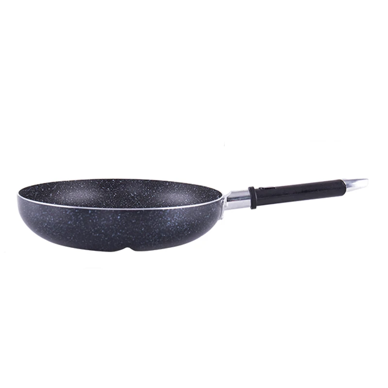 CAKEHOUD 26 см антипригарная Тройная многофункциональная кастрюля для завтрака Сплит сковорода поддон для сковороды стейк сковорода для газовой плиты кухня - Цвет: Черный