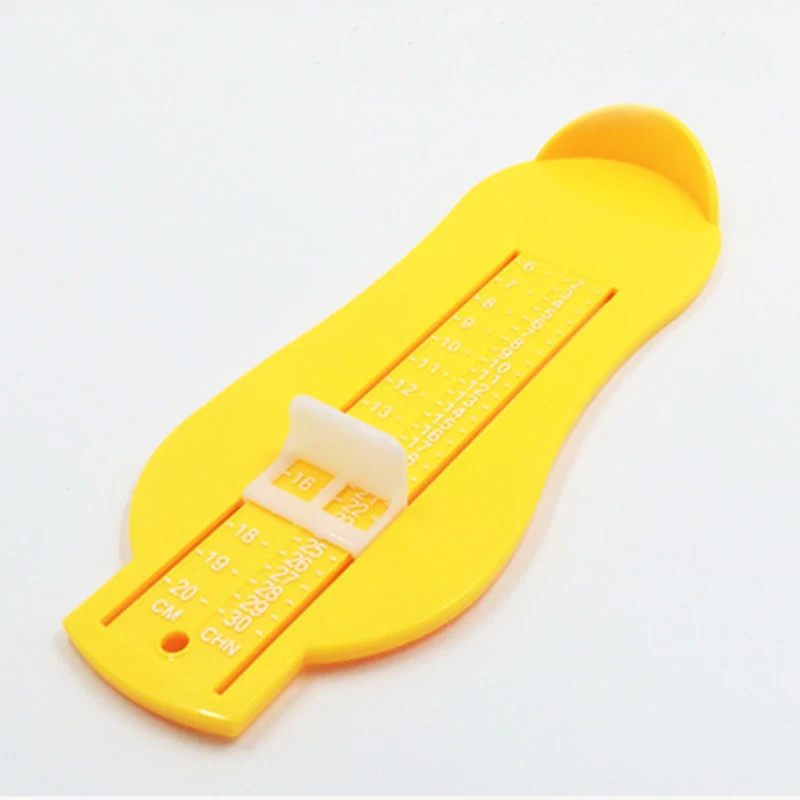 Baby Kid Shoes Size Measuring Ruler Tool Child Infant Foot Measure Gauge Shoe Toddler Infant Shoes Fittings Gauge foot measure - Цвет: Yellow