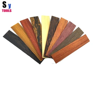 

12*4*1cm Knife handle wood Black Ebony purple sandalwood green rosewood