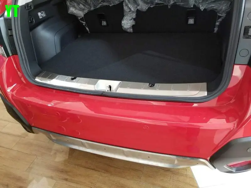 Авто Задний бампер протектор отделка интерьера для subaru xv, хромированные аксессуары для автомобиля