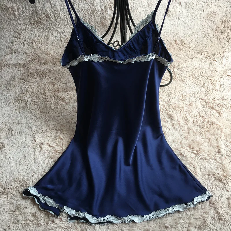 lingere 2018 pyjamas underwear lace women's full strap slips dress sexy lingerie ladies slip dress intimate Slips 7 colors