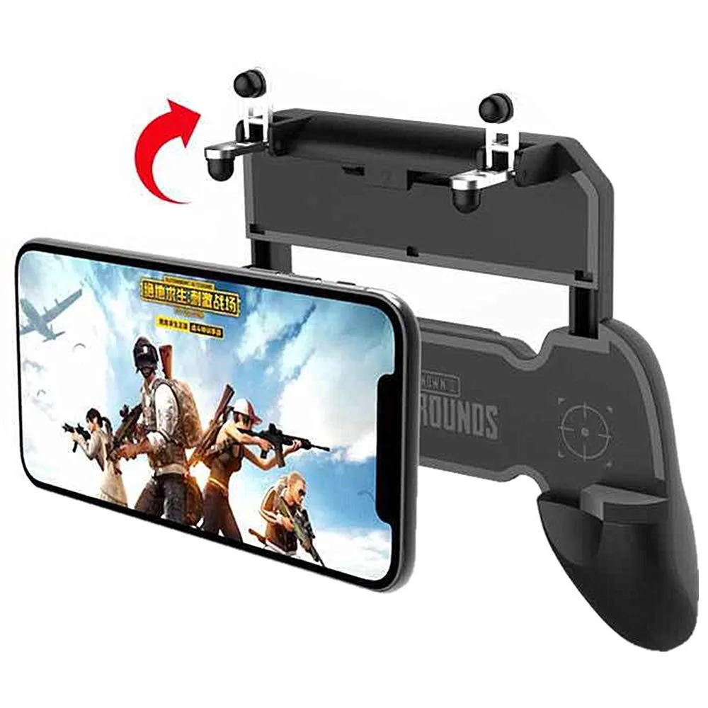 携帯ゲームコントローラpubgモバイルコントローラpubgキーゲームグリップゲームジョイスティック 4 5 6 5 インチiphone 8 7 プラス ゲームパッド Aliexpress